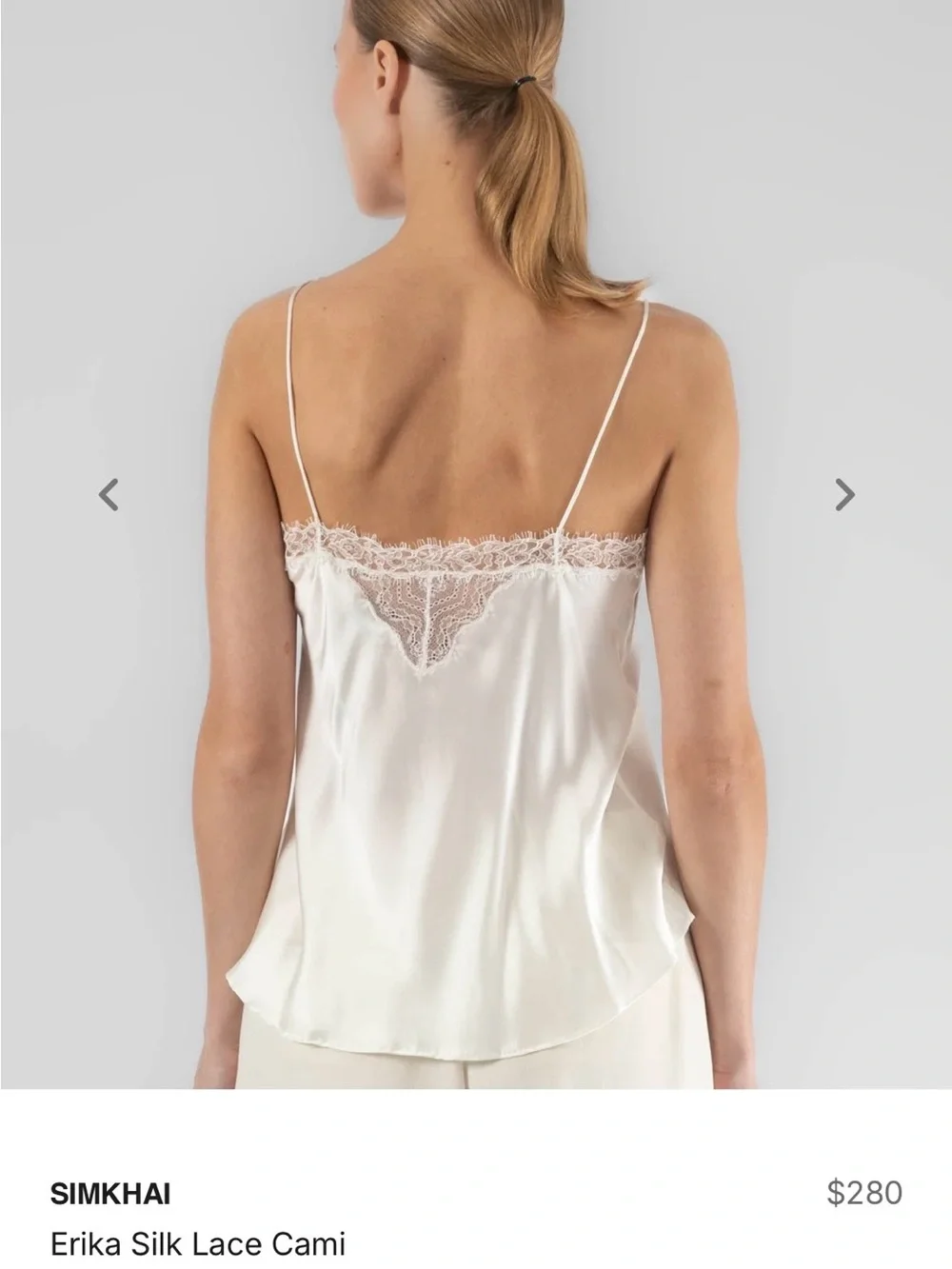 Jonathan Simkhai Erica Silk Cami - Picture 2 of 9